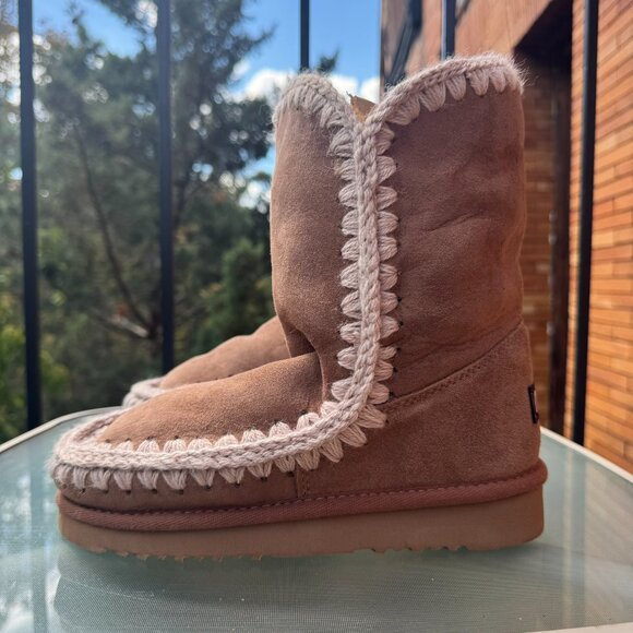 New MOU Creston Eskimo Slipper Boots in Tobacco Brown US 8 / EUR 38 - Picture 6 of 11